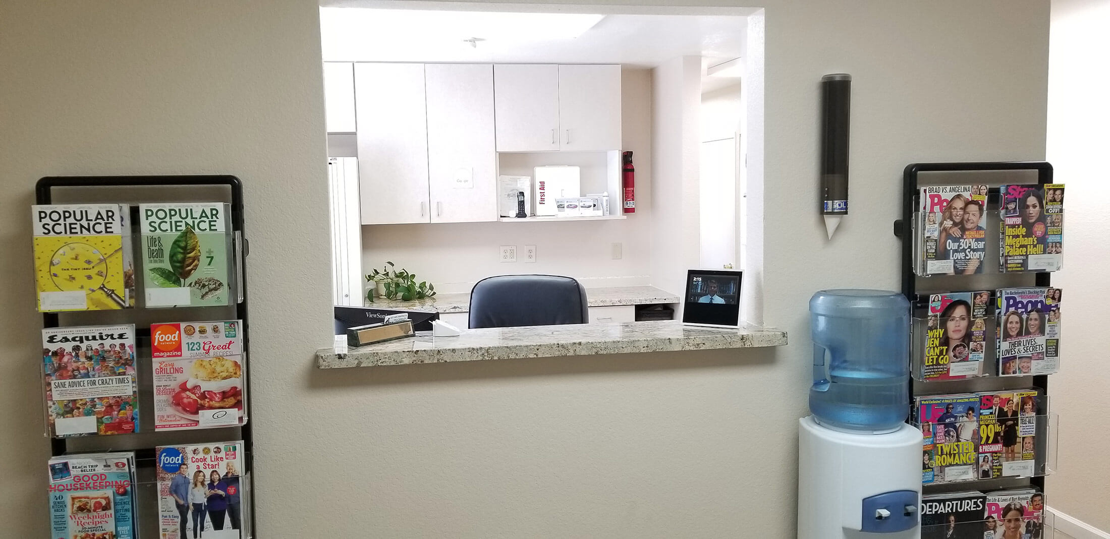 Best Care Chiropractic reception desk